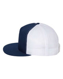 TRUCKER SNAP-BACK  FLAT BRIM HAT