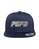 Trucker SNAP BACK hat W/ Brushed Silver PGFD Patch